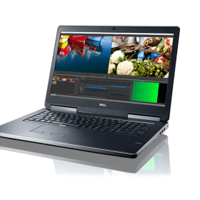 لپ تاپ استوک Dell Precision 7710 Core i7-6820HQ, 16GB RAM, 512GB SSD, 2GB Quadro Graphic, FHD