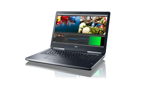 لپ تاپ استوک Dell Precision 7710 Core i7-6820HQ, 16GB RAM, 512GB SSD, 2GB Quadro Graphic, FHD